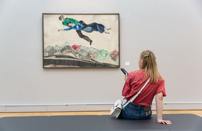 В Пушкинском музее открылась масштабная выставка Шагала В Пушкинском музее открылась масштабная выставка Шагала