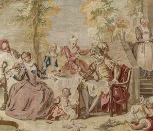 В Мироваренной палате Патриаршего дворца выставлена уникальная шпалера В Мироваренной палате Патриаршего дворца выставлена уникальная шпалера