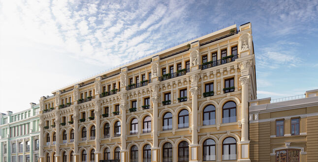 В Москве реставрируют исторический фасад дома XIX века
