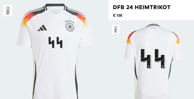 Adidas запретил покупать футболку сборной Германии с номером 44