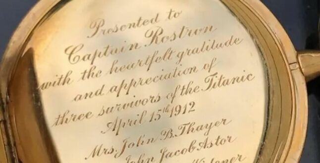 Часы капитана, спасшего пассажиров «Титаника», продали на торгах за рекордную сумму